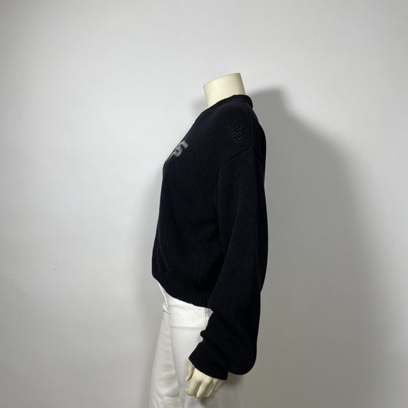 OFF-WHITE Black Logo Knit Sweater - Picture 2 of 7
